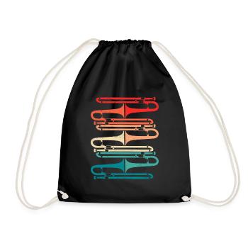 Musicien tromboniste J’adore le trombone - Sac de sport léger - noir - Devant