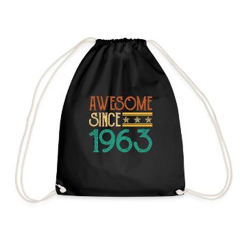 60e anniversaire 60 ans anniversaire incendie - Sac de sport léger - noir - Devant