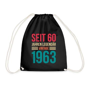 Légendaire depuis 1963 60e anniversaire 60 ans - Sac de sport léger - noir - Devant