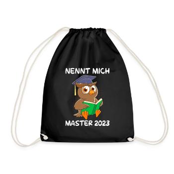 Call me Master 2023 - Turnbeutel - Schwarz - Vorne