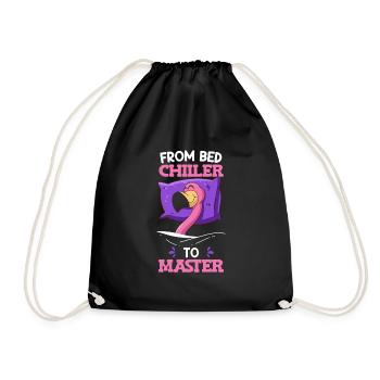 From bed chiller to master 2023 - Drawstring Bag - black - Front
