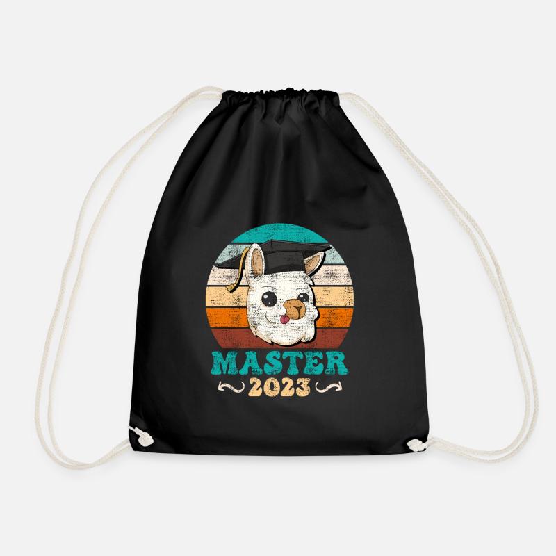 Master Abschluss Master 2023 - Turnbeutel - Schwarz