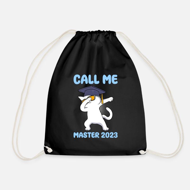 Call me Master 2023 Master Abschluss - Turnbeutel - Schwarz