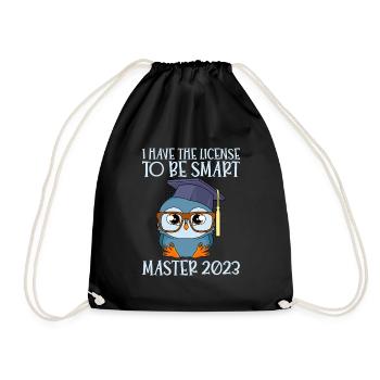 J’ai la licence pour le Smartass Master 2023 - Sac de sport léger - noir - Devant