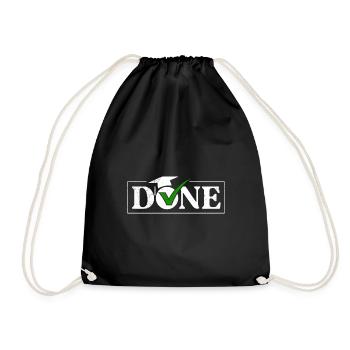 C’est fait, j’ai terminé mes études de maîtrise - Sac de sport léger - noir - Devant
