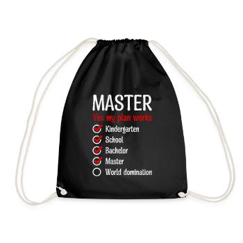 Maîtrise Domination Mondiale de la Maternelle - Sac de sport léger - noir - Devant