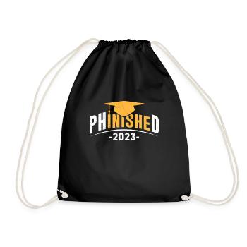 Phinished Degree 2023 Docteur Doctorat - Sac de sport léger - noir - Devant