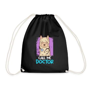 Appelez-moi docteur J’ai un doctorat - Sac de sport léger - noir - Devant