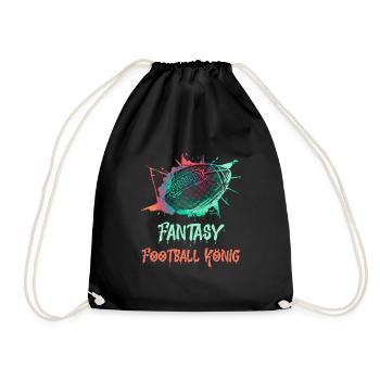 Roi du football Fantasy - Sac de sport léger - noir - Devant