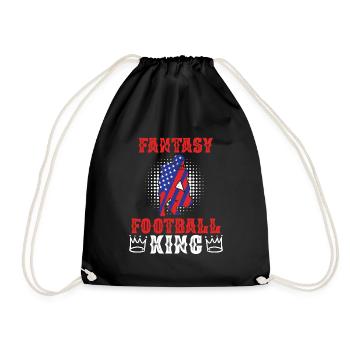 Roi du football Fantasy - Sac de sport léger - noir - Devant