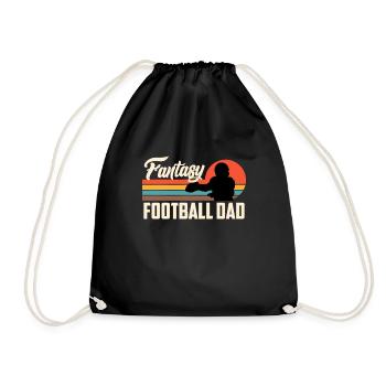 Fantasy Football Dad - Drawstring Bag - black - Front