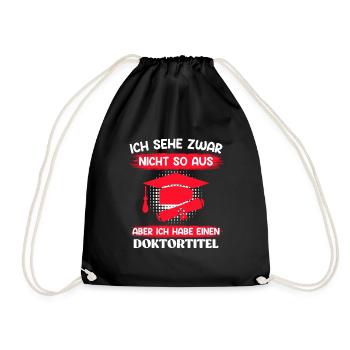 Docteur, je ne ressemble pas à un doctorat - Sac de sport léger - noir - Devant