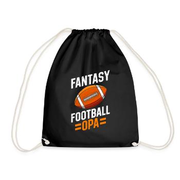 Grand-père de football fantastique - Sac de sport léger - noir - Devant