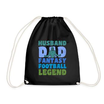 Mari papa fantasy football papa - Sac de sport léger - noir - Devant