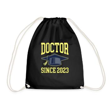 Phinished Graduation 2023 Docteur Ph.D Doctorat - Sac de sport léger - noir - Devant