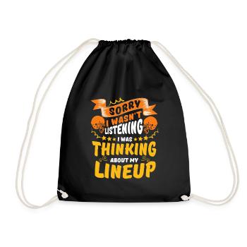 Désolé, je pensais à mon line-up - Sac de sport léger - noir - Devant