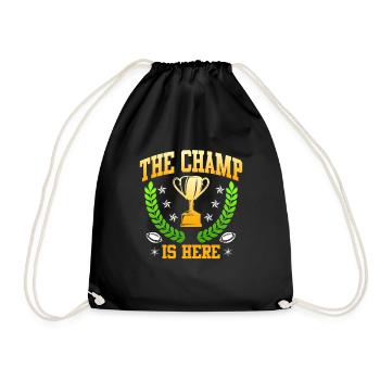 Le Fantasy Football Champion est arrivé - Sac de sport léger - noir - Devant