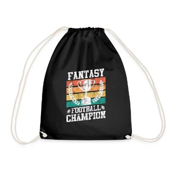 Fantasy Football Champion Fantasy Football Champ - Drawstring Bag - black - Front