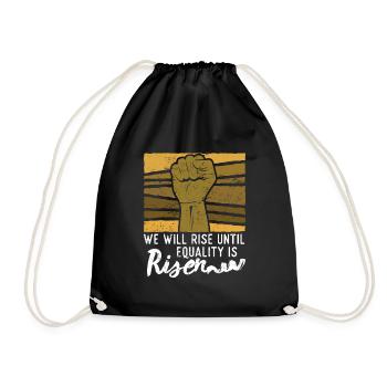Nous nous lèverons jusqu’à ce que l’égalité soit montée Afro Afrika - Sac de sport léger - noir - Devant