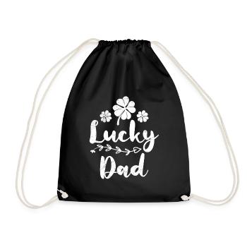 Lucky Dad Irish St Patrick’s Day Papa - Sac de sport léger - noir - Devant