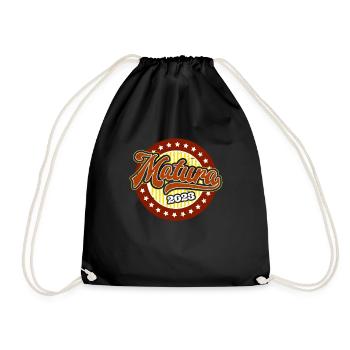 Matura graduation 2023 Matura - Drawstring Bag - black - Front