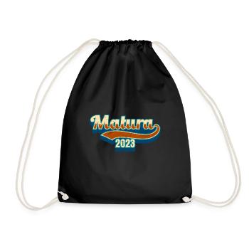 Matura 2023 Maturaball Matura Abschluss - Turnbeutel - Schwarz - Vorne