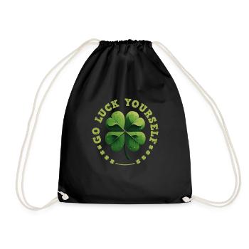 Allez vous-même trèfle de la Saint-Patrick - Sac de sport léger - noir - Devant