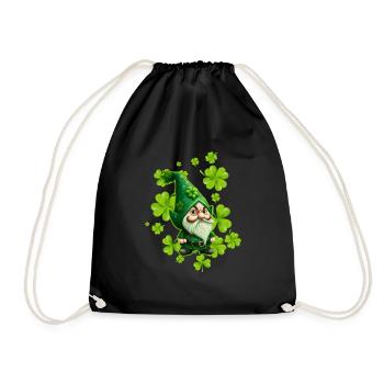Leprechaun St. Patrick’s Day Goblin Clover - Sac de sport léger - noir - Devant