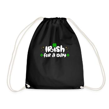 Irlandais d’un jour Saint-Patrick - Sac de sport léger - noir - Devant