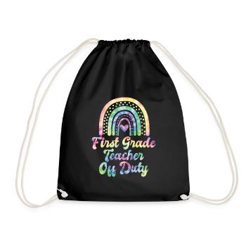 Professeur de classe Première classe en congé Professeur de vacances - Sac de sport léger - noir - Devant