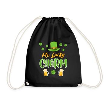 Mr Lucky Charm St. Patrick’s Day Men - Sac de sport léger - noir - Devant