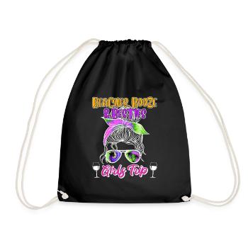 Beaches Booze Besties Girls Trip Spring Break - Turnbeutel - Schwarz - Vorne