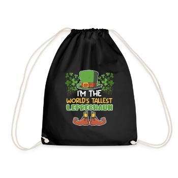 Le plus grand lutin du monde Fête de la Saint-Patrick - Sac de sport léger - noir - Devant
