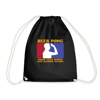 Beer Pong Sports et Alcohol Party Beer Pong - Sac de sport léger - noir - Devant