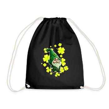 Leprechaun St. Patrick’s Day Goblin Clover - Sac de sport léger - noir - Devant