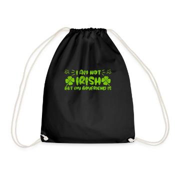 Fête de la Saint-Patrick, un ami irlandais - Sac de sport léger - noir - Devant