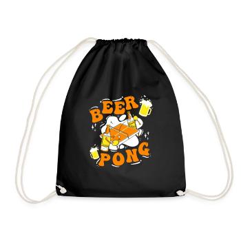 Beer Pong Table Party Game Drinking Game Beer Pong - Sac de sport léger - noir - Devant