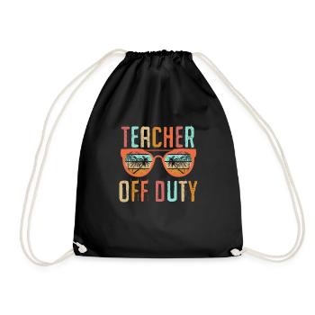 Enseignant en congé Enseignant Vacances scolaires Enseignant - Sac de sport léger - noir - Devant