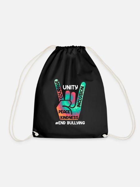 Stop à l’intimidation Sensibilisation et solidarité pour - Sac de sport léger - noir