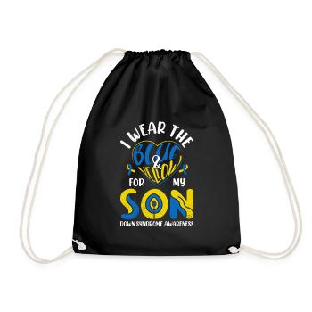 Sensibilisation au syndrome de Down Mère et père - Sac de sport léger - noir - Devant