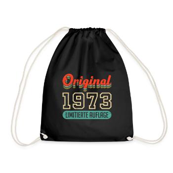 Limitée 1973 50e anniversaire 50 ans hommes - Sac de sport léger - noir - Devant