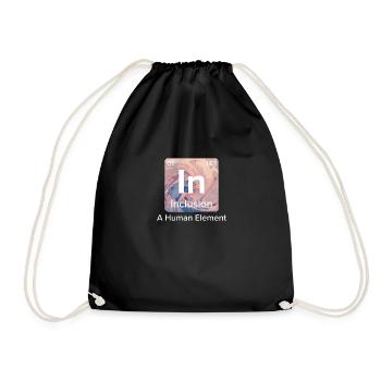 Inclusion Solidarité Compassion pour le handicap - Sac de sport léger - noir - Devant