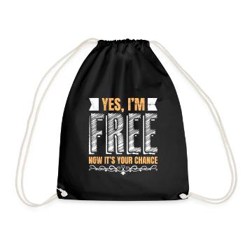 Célibataire - Vous pouvez vous adresser à moi Femme célibataire - Sac de sport léger - noir - Devant