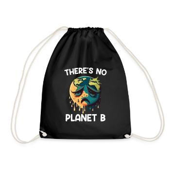 Il n’y a pas de protection de l’environnement pour le Jour de la Terre de la planète B - Sac de sport léger - noir - Devant