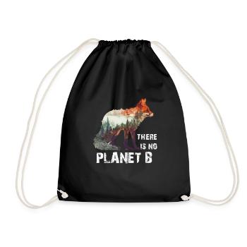 Il n’y a pas de Planète B Earth Day Mission Erde - Sac de sport léger - noir - Devant