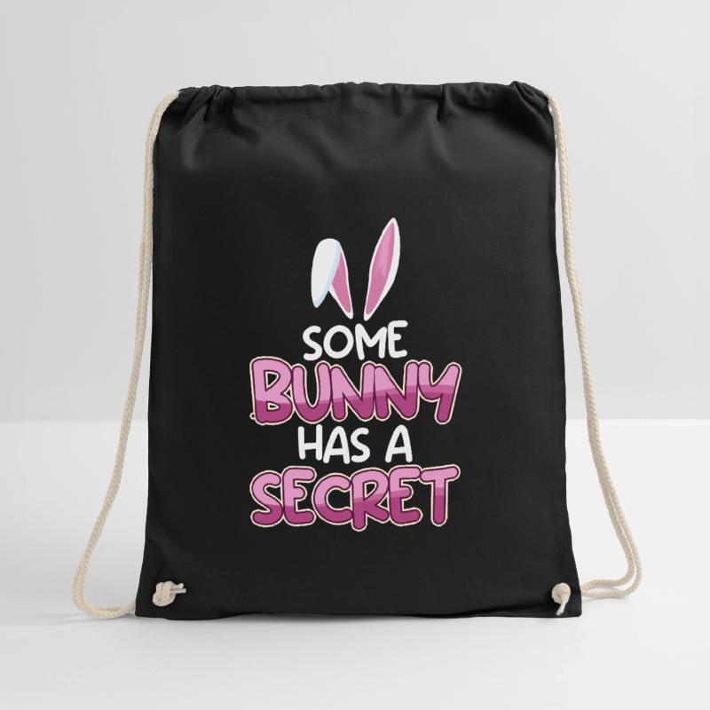Easter Bunny Cute Easter Friend Easter Bunny Easter Drawstring Bag