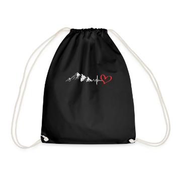 Les grimpeurs escaladent le sommet Wanderer - Sac de sport léger - noir - Devant