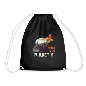 Il n’y a pas de Planète B Earth Day Mission Erde - Sac de sport léger - noir - Devant