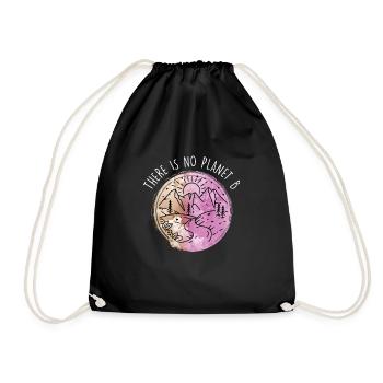 Il n’y a pas de protection de l’environnement pour le Jour de la Terre de la planète B - Sac de sport léger - noir - Devant