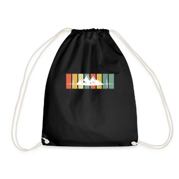 Summit Sports Mountaineers Summit Hikers Hiking - Drawstring Bag - black - Front